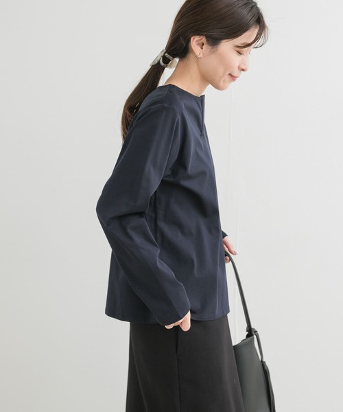HUIS 遠州織物　ギザコットンヘンプヘンリーネックプルオーバー　カーキ 2025 S/S Seasonal Color】“STANDARD” 14/- COZUN ヘンリー