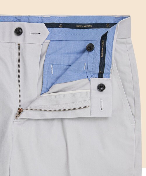 BROOKS BROTHERS（ブルックスブラザーズ）の「ライトウエイト アドバンテージチノ プレーンフロントパンツ Slim（チノパンツ・メンズ・ブルー/グレー・30inch/31inch/32inch/33inch/34inch/36inch/38inch/29inch/35inch/37inch）」の4枚目の写真