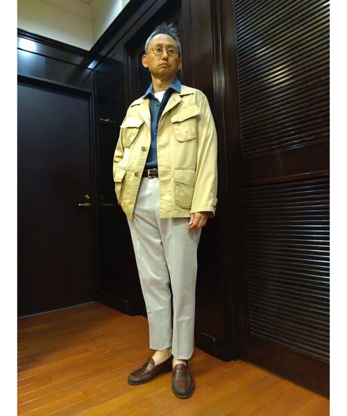 BROOKS BROTHERS（ブルックスブラザーズ）の「ライトウエイト アドバンテージチノ プレーンフロントパンツ Slim（チノパンツ・メンズ・ブルー/グレー・30inch/31inch/32inch/33inch/34inch/36inch/38inch/29inch/35inch/37inch）」の5枚目の写真
