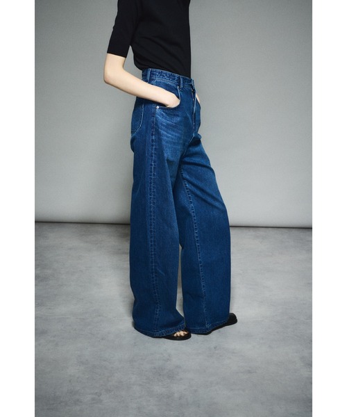 【完売】リムアーク　Middle straight blue denim 38 RIM.ARK(リムアーク)｜Middle straight blue denim/デニム