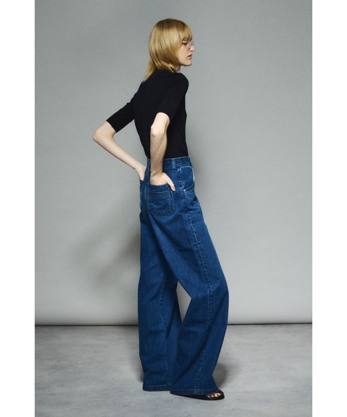 【完売】リムアーク　Middle straight blue denim 38 RIM.ARK | Cut off wide denim (WIDE ) |RIM.ARK ONLINE STORE