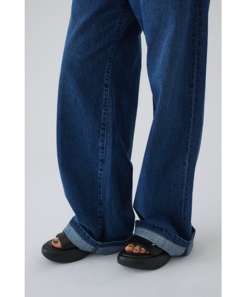 RIM.ARK（リムアーク）の「Middle straight blue denim ミドル