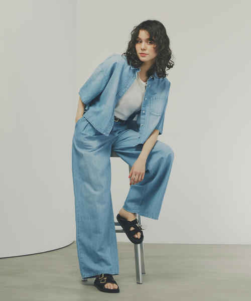 新品タグつきヘルシーデニムとヒューマンウーマンのコラボジージャン Healthy DENIM(ヘルシーデニム)】デニムジャケット | human