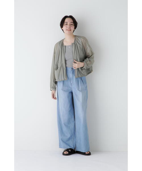 新品タグつきヘルシーデニムとヒューマンウーマンのコラボジージャン Healthy DENIM(ヘルシーデニム)】デニムジャケット | human