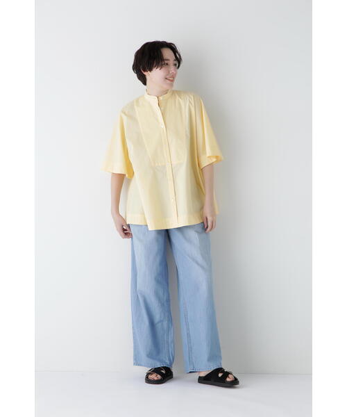 Healthy denim(ヘルシーデニム)の「◆【Healthy Denimコラボ】タックワイドデニムパンツ(デニムパンツ・レディース・ネイビー/ブルー・LARGE/MEDIUM/SMALL)」の11枚目の写真