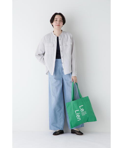 ◇【Healthy Denimコラボ】タックワイドデニムパンツ（デニム