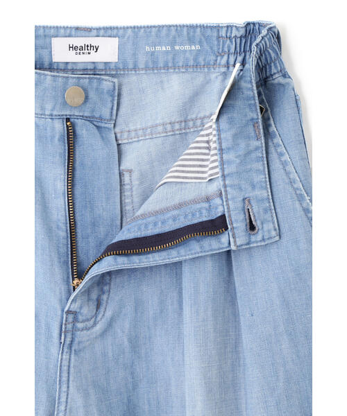 美品！Healthy DENIM ヘルシーデニム ワイドデニム Healthy DENIMコラボ】ワイドデニム | human woman（ヒューマン