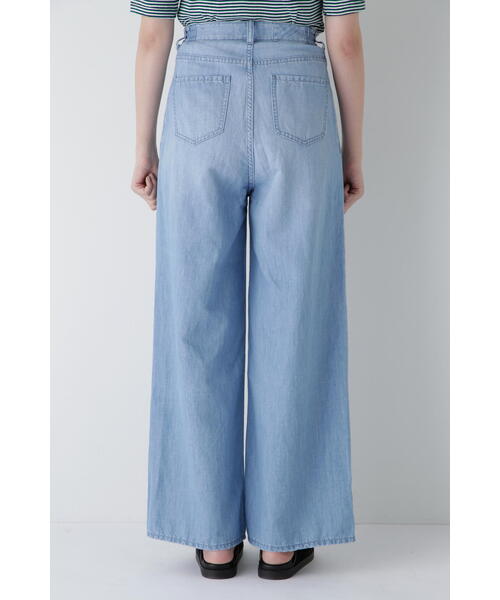 Healthy denim(ヘルシーデニム)の「◆【Healthy Denimコラボ】タックワイドデニムパンツ(デニムパンツ・レディース・ネイビー/ブルー・LARGE/MEDIUM/SMALL)」の20枚目の写真