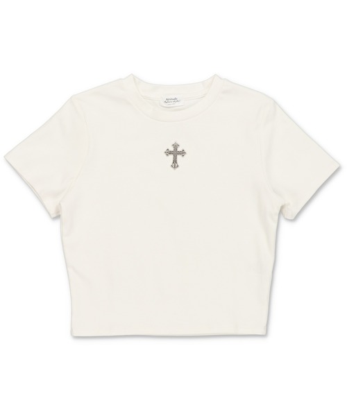 半袖ピタTシャツ/メタルクロス（Tシャツ/カットソー）｜SPINNS