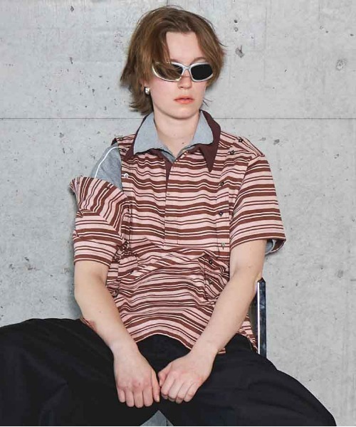 新品　MAISON SPECIAL/メゾンスペシャル トップス　ポロシャツ MAISON SPECIAL ポロシャツ ポロ Knit Polo Shirt/ニット