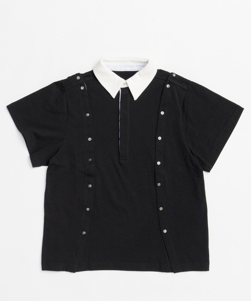 Multiway Button Polo Shirt/マルチウェイボタンポロシャツ