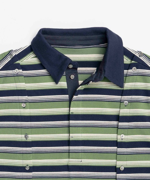 Multiway Button Polo Shirt/マルチウェイボタンポロシャツ