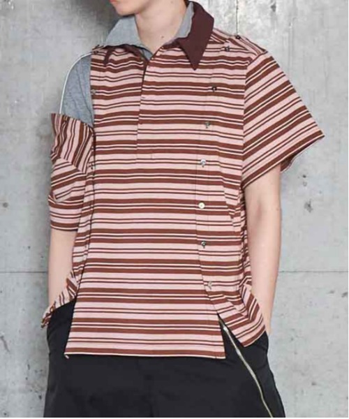 メゾンスペシャル ポロシャツ MAISON SPECIAL - MAISON SPECIAL Short Length Polo Shirtの