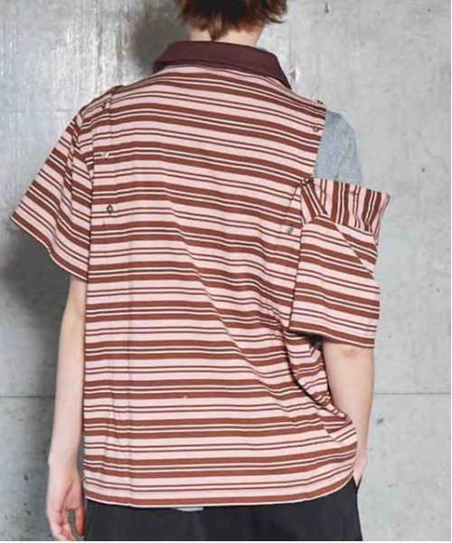 MAISON SPECIALポロシャツ トートバッグ付き MAISON SPECIAL ポロシャツ ポロ Ribbon Polo Bodysuit/リボン