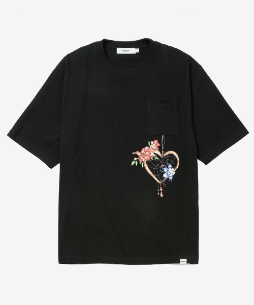 rehacer（レアセル）の「rehacer : Heart Catcher Relax Fit T-shirt / ハートキャッチャー リラックス フィット Tシャツ（Tシャツ/カットソー・メンズ・ブラック/ホワイト・MEDIUM/LARGE/X-LARGE/SMALL）」の7枚目の写真