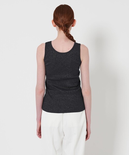 Steven Alan（スティーブンアラン）の「＜Steven Alan＞ラメ テレコ タンクトップ（タンクトップ・レディース・ネイビー/ライラック/クリーム・FREE）」の9枚目の写真