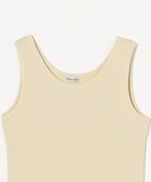 Steven Alan（スティーブンアラン）の「＜Steven Alan＞ラメ テレコ タンクトップ（タンクトップ・レディース・ネイビー/ライラック/クリーム・FREE）」の18枚目の写真