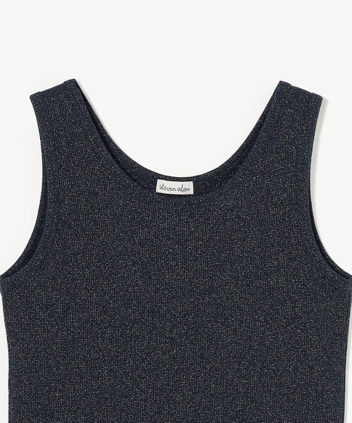 Steven Alan（スティーブンアラン）の「＜Steven Alan＞ラメ テレコ タンクトップ（タンクトップ・レディース・ネイビー/ライラック/クリーム・FREE）」の22枚目の写真