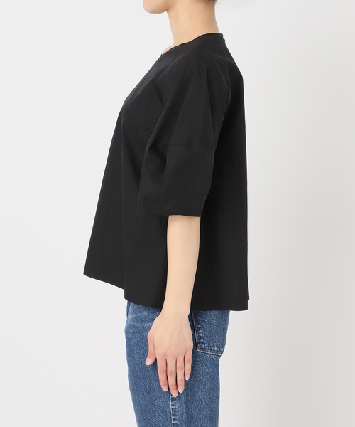 Spick & Span(スピックアンドスパン)の「ラウンドスリーブブラウス(シャツ/ブラウス・レディース・サックスブルー/ブラック/ホワイト・FREE)」の15枚目の写真