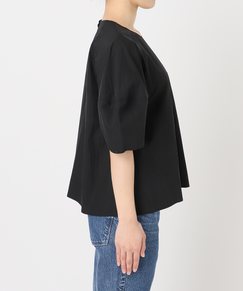 Spick & Span(スピックアンドスパン)の「ラウンドスリーブブラウス(シャツ/ブラウス・レディース・サックスブルー/ブラック/ホワイト・FREE)」の13枚目の写真