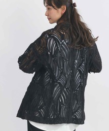 PICCIN（ピッチン）の「コード刺繍レースダブルジャケット（テーラードジャケット）」