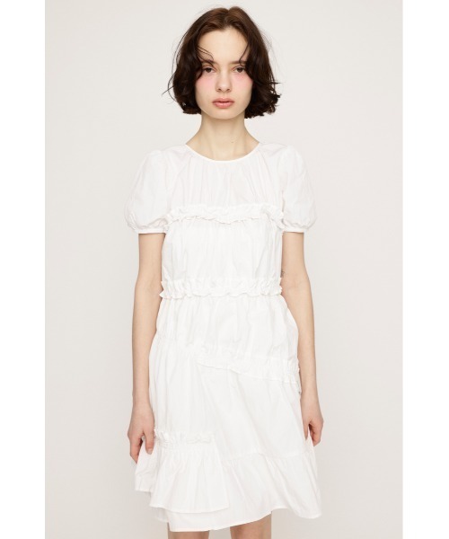 【SPORTMAX】フリル ミニワンピース【送料関税込】 セール】FRILL 2WAY MINI OP フリル 2ウェイ ミニワンピース