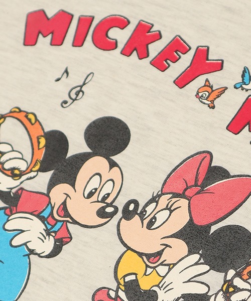 ALWAYS GOOD TIME(オルウェイズグッドタイム)の「【DISNEY/ディズニー】天竺 プリント BOXシルエット 半袖Tシャツ ミッキーマウス/ミニーマウス(Tシャツ/カットソー・レディース・クリーム/オートミール/ブルー系/グリーン・M/L)」の18枚目の写真