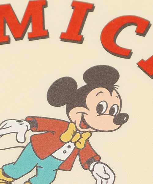 ALWAYS GOOD TIME(オルウェイズグッドタイム)の「【DISNEY/ディズニー】天竺 プリント BOXシルエット 半袖Tシャツ ミッキーマウス/ミニーマウス(Tシャツ/カットソー・レディース・クリーム/オートミール/ブルー系/グリーン・M/L)」の15枚目の写真