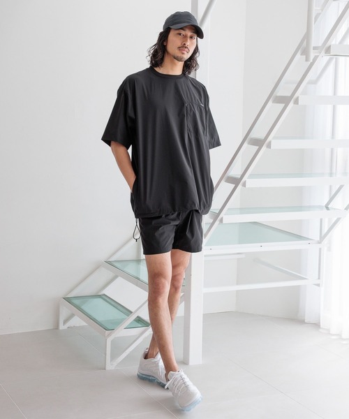HEREIAM(ヘレイアム)の「【HEREIAM MEN】マイクロリッププルオーバー(Tシャツ/カットソー・メンズ・カモフラージュ/ブラック・MEDIUM/LARGE)」の3枚目の写真