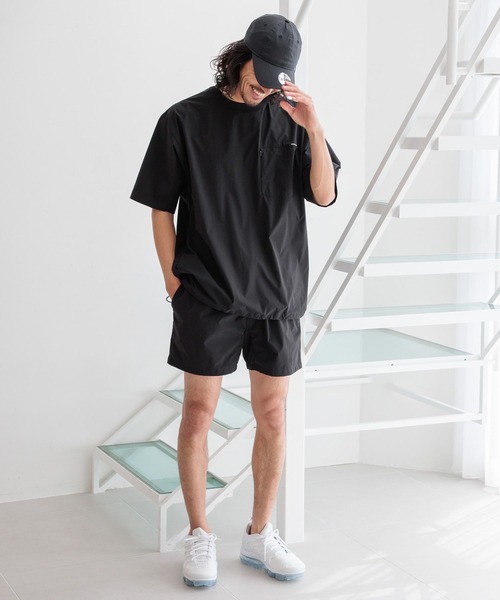 HEREIAM(ヘレイアム)の「【HEREIAM MEN】マイクロリッププルオーバー(Tシャツ/カットソー・メンズ・カモフラージュ/ブラック・MEDIUM/LARGE)」の5枚目の写真