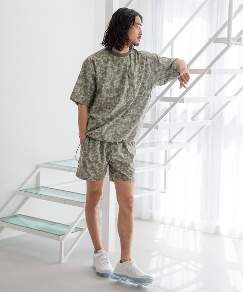 HEREIAM(ヘレイアム)の「【HEREIAM MEN】マイクロリッププルオーバー(Tシャツ/カットソー・メンズ・カモフラージュ/ブラック・MEDIUM/LARGE)」の11枚目の写真