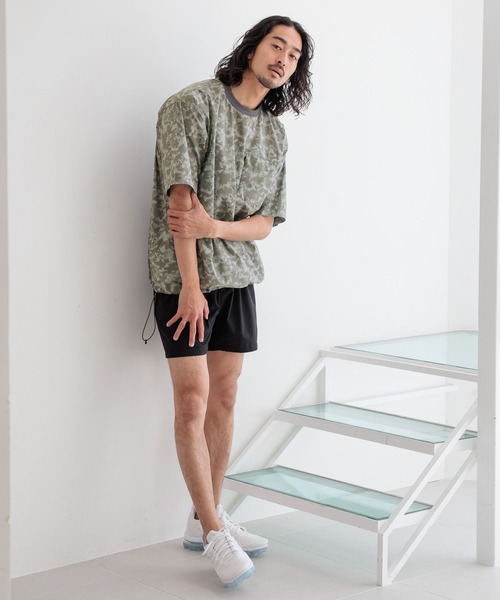 HEREIAM(ヘレイアム)の「【HEREIAM MEN】マイクロリッププルオーバー(Tシャツ/カットソー・メンズ・カモフラージュ/ブラック・MEDIUM/LARGE)」の13枚目の写真