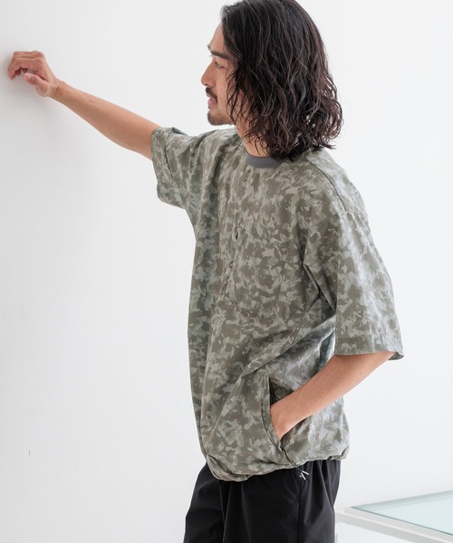 HEREIAM(ヘレイアム)の「【HEREIAM MEN】マイクロリッププルオーバー(Tシャツ/カットソー・メンズ・カモフラージュ/ブラック・MEDIUM/LARGE)」の14枚目の写真