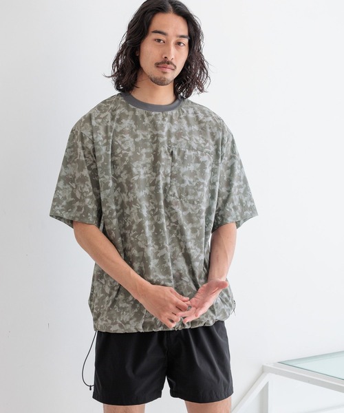 HEREIAM(ヘレイアム)の「【HEREIAM MEN】マイクロリッププルオーバー(Tシャツ/カットソー・メンズ・カモフラージュ/ブラック・MEDIUM/LARGE)」の16枚目の写真