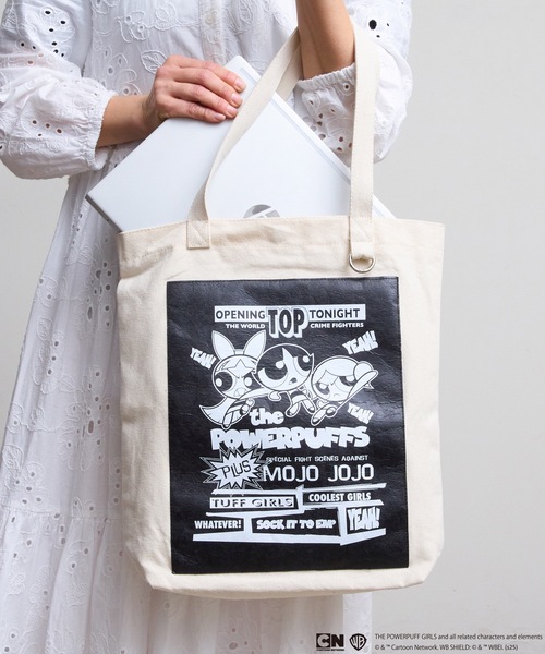 FLAPPER フラッパー:パワーパフ ガールズ キャンバストート（トート