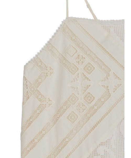 Ameri（アメリ）の「LACE COMBI CAMISOLE DRESS（ワンピース）」 - WEAR