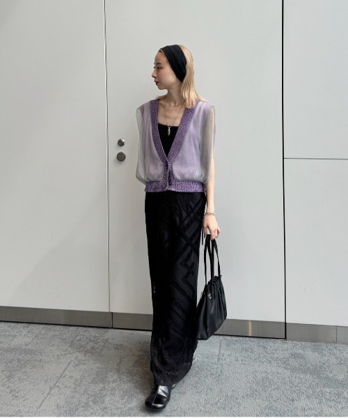 セール】LACE COMBI CAMISOLE DRESS（ワンピース）｜Ameri