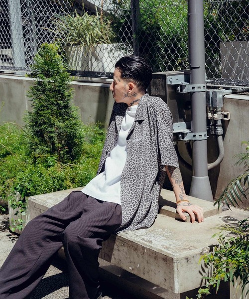 Subciety（サブサエティ）の「Leopard rayon shirt（シャツ/ブラウス・メンズ・ブラック/ベージュ・SMALL/MEDIUM/LARGE/X-LARGE）」の12枚目の写真
