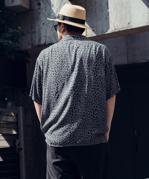 Subciety（サブサエティ）の「Leopard rayon shirt（シャツ/ブラウス・メンズ・ブラック/ベージュ・SMALL/MEDIUM/LARGE/X-LARGE）」の15枚目の写真