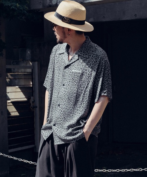 Subciety（サブサエティ）の「Leopard rayon shirt（シャツ/ブラウス・メンズ・ブラック/ベージュ・SMALL/MEDIUM/LARGE/X-LARGE）」の16枚目の写真