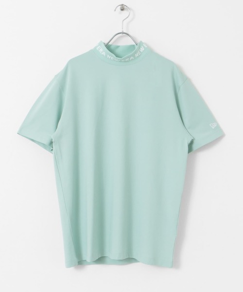 NEW ERA(ニューエラ)の「NEW ERA GOLF SHORT-SLEEVE MID NECK T-SHIRTS(Tシャツ/カットソー・メンズ・ブルー系その他・MEDIUM/LARGE)」の1枚目の写真