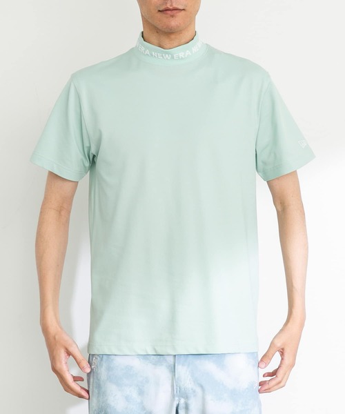 NEW ERA(ニューエラ)の「NEW ERA GOLF SHORT-SLEEVE MID NECK T-SHIRTS(Tシャツ/カットソー・メンズ・ブルー系その他・MEDIUM/LARGE)」の2枚目の写真