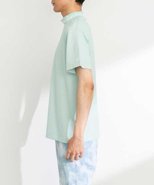 NEW ERA(ニューエラ)の「NEW ERA GOLF SHORT-SLEEVE MID NECK T-SHIRTS(Tシャツ/カットソー・メンズ・ブルー系その他・MEDIUM/LARGE)」の6枚目の写真