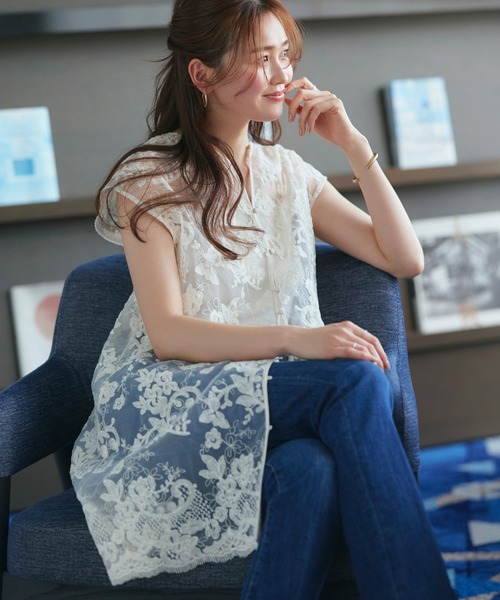 ルイルエブティック RUIRUE BOUTIQUE レースジレ＆フレアキャミワンピースセットアップ （チャコール） ルイルエブティック RUIRUE BOUTIQUE レースジレ＆フレアキャミ