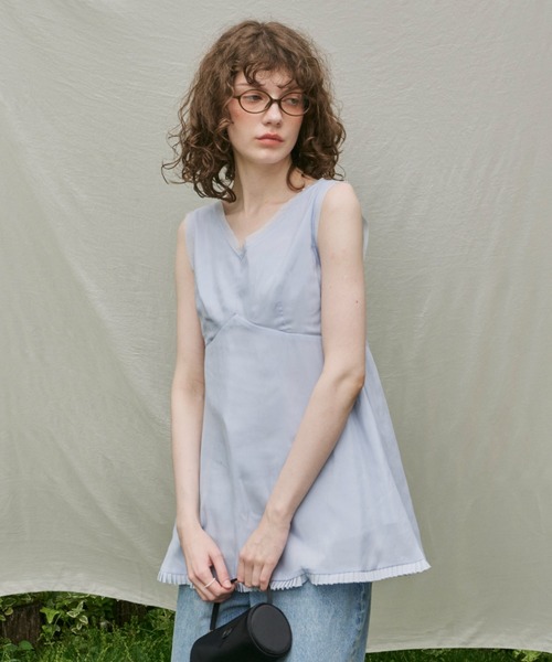 【送料無料/新品】 hem ヘムシアープリーツドレス / dress pleated sheer ワンピース