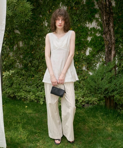 hem sheer pleated dress / ヘムシアープリーツドレス