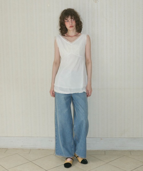 hem sheer pleated dress / ヘムシアープリーツドレス