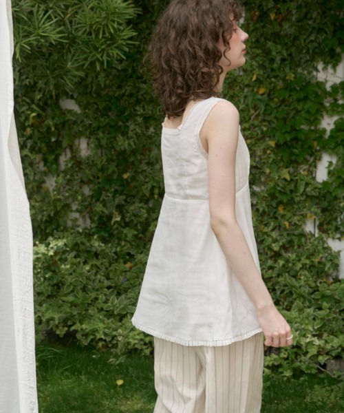 hem sheer pleated dress / ヘムシアープリーツドレス