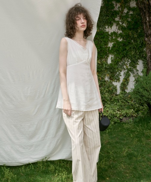 hem sheer pleated dress / ヘムシアープリーツドレス