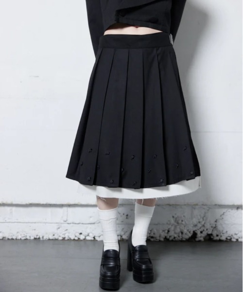 neith.（ネイス）の「neith./ネイス/Rose Pleats Skirt Pants